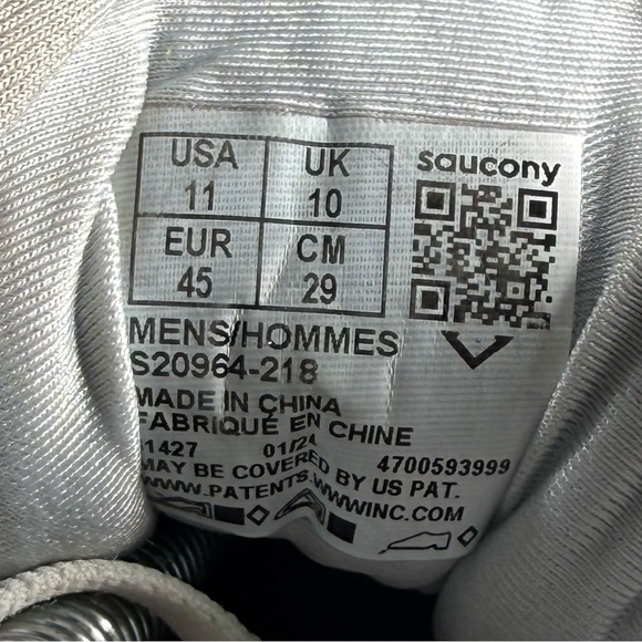 Saucony Triumph 22 Form-Fit Cloud Navy Running Shoes Sneakers Men's Size 11 - Picture 13 of 13